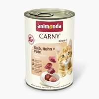 Animonda Carny Cat Kitten - teľacie. kuracie a morčacie 400g